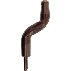 Tuffaloy - Spot Welder Tips For Use With: 5RW Electrode Holder Type: Double Bend Tip A Nose (Pointed) - Americas Industrial Supply