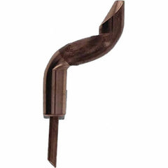 Tuffaloy - Spot Welder Tips For Use With: 4RW Electrode Holder Type: Double Bend Tip D Nose (Offset) - Americas Industrial Supply