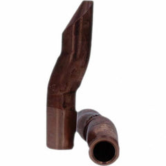 Tuffaloy - Spot Welder Tips For Use With: 5RW Electrode Holder Type: Double Bend Tip D Nose (Offset) - Americas Industrial Supply