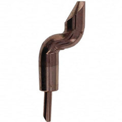 Tuffaloy - Spot Welder Tips For Use With: 5RW Electrode Holder Type: Double Bend Tip D Nose (Offset) - Americas Industrial Supply