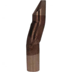 Tuffaloy - Spot Welder Tips For Use With: 5RW Electrode Holder Type: Double Bend Tip D Nose (Offset) - Americas Industrial Supply