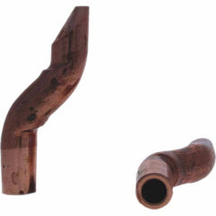 Tuffaloy - Spot Welder Tips For Use With: 5RW Electrode Holder Type: Double Bend Tip D Nose (Offset) - Americas Industrial Supply