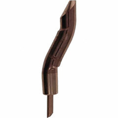 Tuffaloy - Spot Welder Tips For Use With: 5RW Electrode Holder Type: Double Bend Tip D Nose (Offset) - Americas Industrial Supply