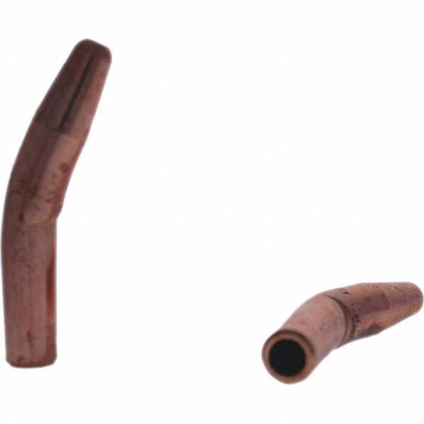 Tuffaloy - Spot Welder Tips For Use With: 4RW Electrode Holder Type: Single Bend Tip A Nose (Pointed) - Americas Industrial Supply