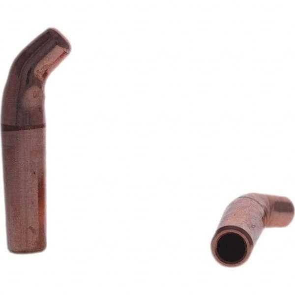 Tuffaloy - Spot Welder Tips For Use With: 4RW Electrode Holder Type: Single Bend Tip A Nose (Pointed) - Americas Industrial Supply