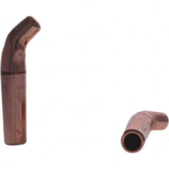 Tuffaloy - Spot Welder Tips For Use With: 4RW Electrode Holder Type: Single Bend Tip A Nose (Pointed) - Americas Industrial Supply