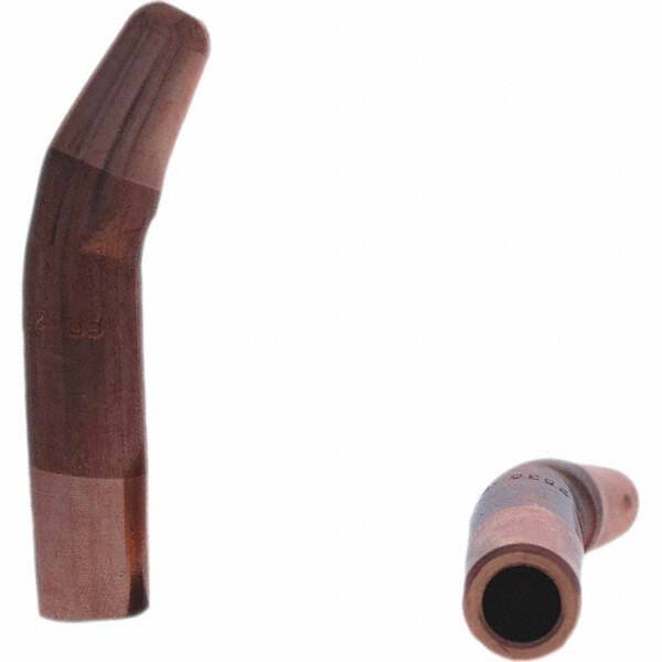 Tuffaloy - Spot Welder Tips For Use With: 5RW Electrode Holder Type: Single Bend Tip A Nose (Pointed) - Americas Industrial Supply