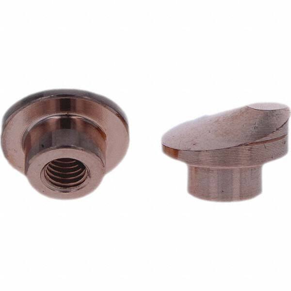 Tuffaloy - Spot Welder Tips For Use With: Socket Or Paddle Type Holder Type: Socket Tip D Nose (Offset) - Americas Industrial Supply