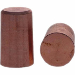Tuffaloy - Spot Welder Tips For Use With: 4RW Electrode Holder Type: Paddle Tip C Nose (Flat) - Americas Industrial Supply
