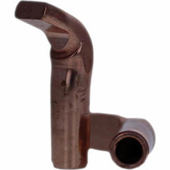 Tuffaloy - Spot Welder Tips For Use With: 5RW Electrode Holder Type: Single Bend Tip Spade Nose - Americas Industrial Supply