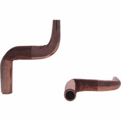 Tuffaloy - Spot Welder Tips For Use With: 4RW Electrode Holder Type: Misc Double Bend Tip C Nose (Flat) - Americas Industrial Supply