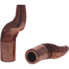 Tuffaloy - Spot Welder Tips For Use With: 5RW Electrode Holder Type: Misc Double Bend Tip C Nose (Flat) - Americas Industrial Supply