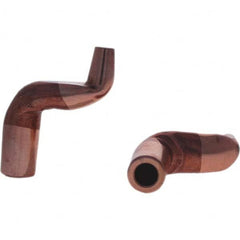 Tuffaloy - Spot Welder Tips For Use With: 5RW Electrode Holder Type: Misc Double Bend Tip C Nose (Flat) - Americas Industrial Supply