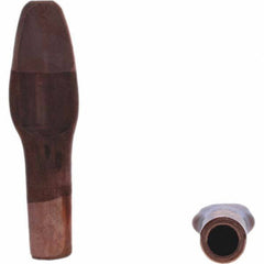Tuffaloy - Spot Welder Tips For Use With: 5RW Electrode Holder Type: Misc Straight Tip Spade Nose - Americas Industrial Supply