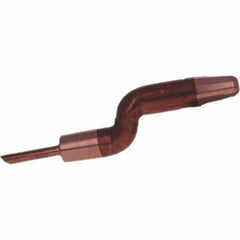 Tuffaloy - Spot Welder Tips For Use With: 5RW Electrode Holder Type: Misc Double Bend Tips A Nose (Pointed) - Americas Industrial Supply