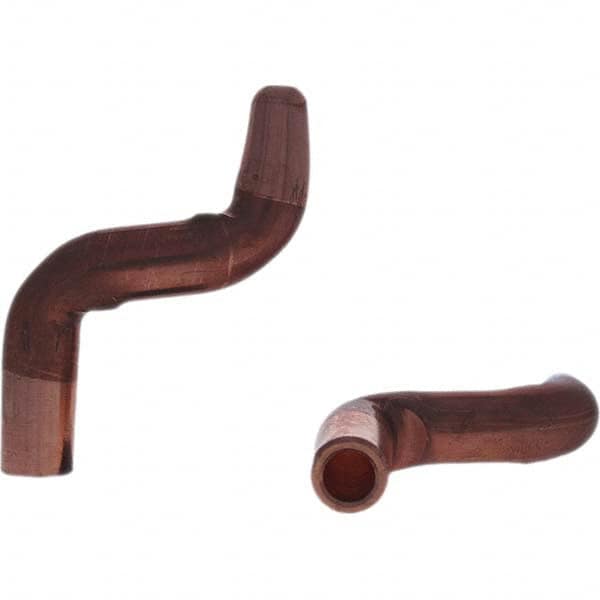 Tuffaloy - Spot Welder Tips For Use With: 5RW Electrode Holder Type: Misc Double Bend Tips A Nose (Pointed) - Americas Industrial Supply
