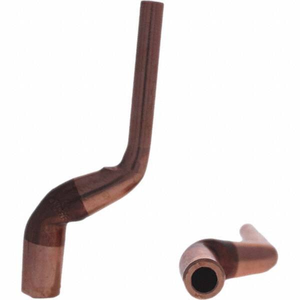 Tuffaloy - Spot Welder Tips For Use With: 5RW Electrode Holder Type: Misc Double Bend Tip C Nose (Flat) - Americas Industrial Supply