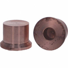 Tuffaloy - Spot Welder Tips For Use With: HP Size 2 High Pressure Holder Type: High Pressure Tip C Nose (Flat) - Americas Industrial Supply