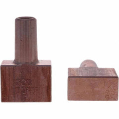 Tuffaloy - Spot Welder Tips For Use With: 5RW Electrode Holder Type: Backup Electrode Rectangular Face - Americas Industrial Supply