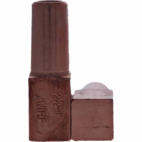 Tuffaloy - Spot Welder Tips For Use With: 5RW Electrode Holder Type: Backup Electrode Rectangular Face - Americas Industrial Supply