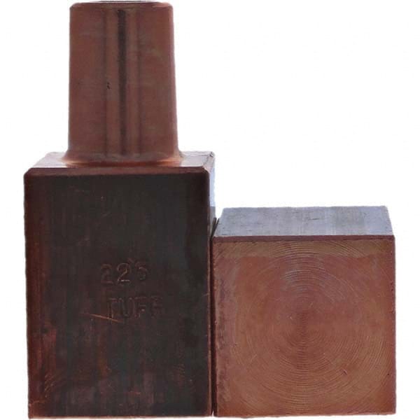 Tuffaloy - Spot Welder Tips For Use With: 5RW Electrode Holder Type: Backup Electrode Rectangular Face - Americas Industrial Supply