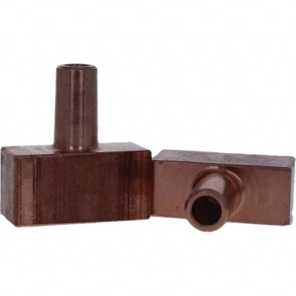 Tuffaloy - Spot Welder Tips For Use With: 4RW Electrode Holder Type: Backup Electrode Rectangular Face - Americas Industrial Supply