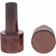 Tuffaloy - Spot Welder Tips For Use With: 4RW Electrode Holder Type: Backup Electrode Round Face - Americas Industrial Supply