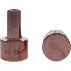 Tuffaloy - Spot Welder Tips For Use With: 4RW Electrode Holder Type: Backup Electrode Round Face - Americas Industrial Supply