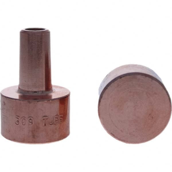 Tuffaloy - Spot Welder Tips For Use With: 4RW Electrode Holder Type: Backup Electrode Round Face - Americas Industrial Supply