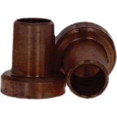 Tuffaloy - Spot Welder Tips For Use With: 5RW Cap Taper Electrode Holder Type: Paddle Tip C Nose (Flat) - Americas Industrial Supply