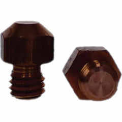 Tuffaloy - Spot Welder Tips For Use With: 3/8-16 Threaded Electrode Holder Type: Threaded Tip A Nose (Pointed) - Americas Industrial Supply