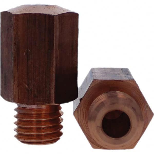Tuffaloy - Spot Welder Tips For Use With: 5/8-11 Threaded Electrode Holder Type: Threaded Tip E Nose (Truncated) - Americas Industrial Supply