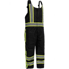 GSS Safety - Size 2X/3XL Black Waterproof & Cold Weather Bib Overall - Americas Industrial Supply