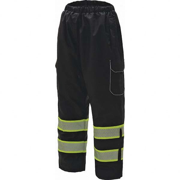 GSS Safety - Size L/XL Black Waterproof & Cold Weather Pants - Americas Industrial Supply