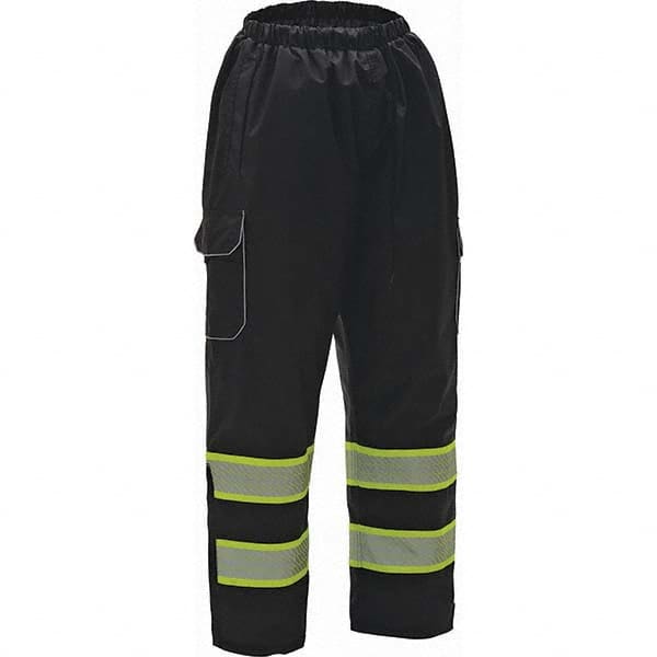 GSS Safety - Size S/M Black Waterproof Rain Pants - Americas Industrial Supply