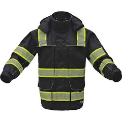 GSS Safety - Size XL Black Waterproof & Cold Weather Jacket - Americas Industrial Supply