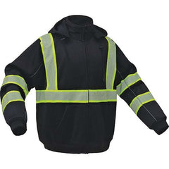GSS Safety - Size XL Black High Visibility Sweatshirt - Americas Industrial Supply