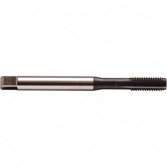 Emuge - M4x0.70 Metric D4 0-Flute Bright Finish Solid Carbide Straight Flute Machine Tap - Americas Industrial Supply