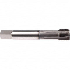 Emuge - M10x1.25 Metric Fine 6HX 4 Flute GLT-1 Finish HSS-E Spiral Point Tap - Americas Industrial Supply