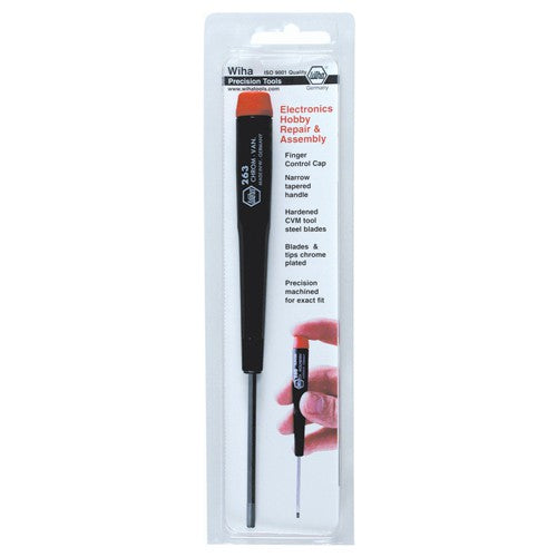 Precision Hex Screwdriver 0.89 mm (0.035″) × 40 mm Single Pack - Americas Industrial Supply