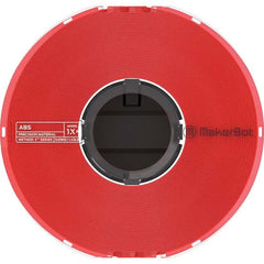 MakerBot - 3D Printer Consumables Material: ABS Color: Red - Americas Industrial Supply