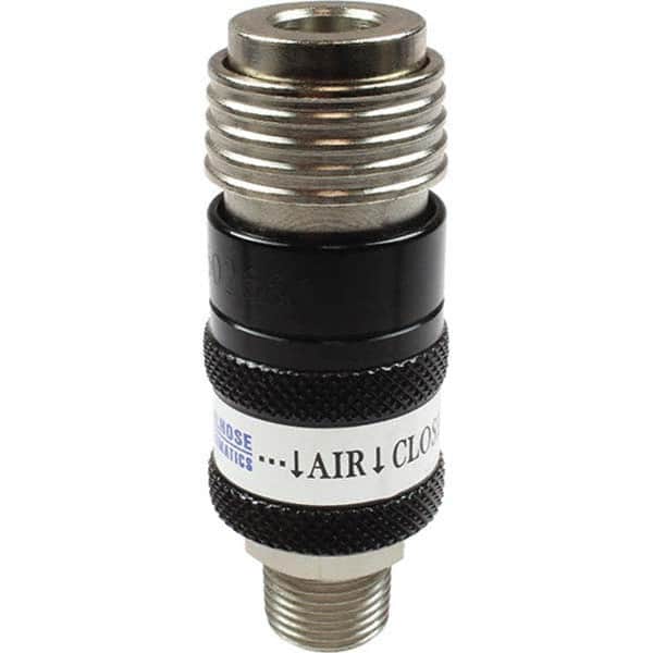 Coilhose Pneumatics - Pneumatic Hose Fittings & Couplings Type: Safety Coupler Thread Size: 0.25 - Americas Industrial Supply