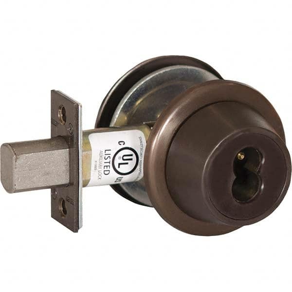 Best - Deadbolts Type: Heavy-Duty Single Cylinder Door Thickness Range: 1-3/4-2 - Americas Industrial Supply