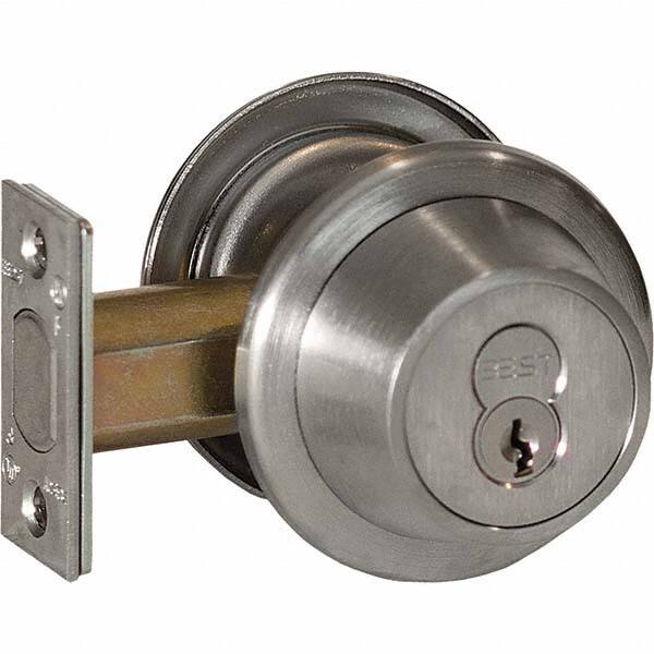 Best - Deadbolts Type: Double Cylinder Door Thickness Range: 1-3/8-2 - Americas Industrial Supply