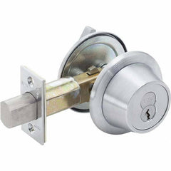 Best - Deadbolts Type: Heavy-Duty Single Cylinder Door Thickness Range: 1-3/4-2 - Americas Industrial Supply