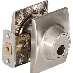 Stanley - Deadbolts Type: Single Cylinder Door Thickness Range: 1-3/8 - 1-3/4 - Americas Industrial Supply