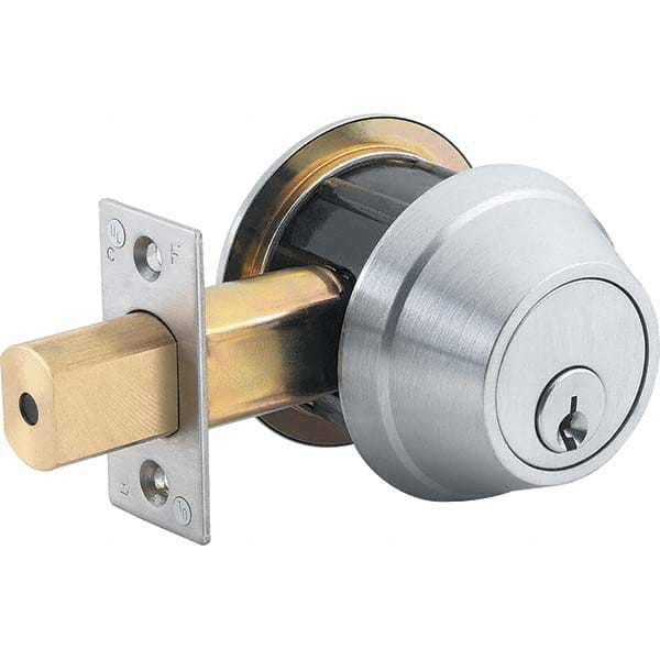 Stanley - 6 Pin Less Cylinder Single Cylinder Deadbolt - Americas Industrial Supply