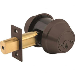 Stanley - 6 Pin Schlage C Double Cylinder Deadbolt - Americas Industrial Supply