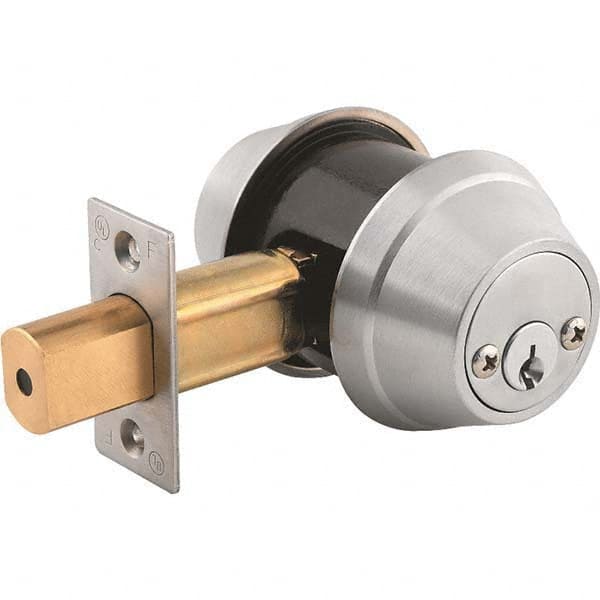 Stanley - 6 Pin Less Cylinder Double Cylinder Deadbolt - Americas Industrial Supply