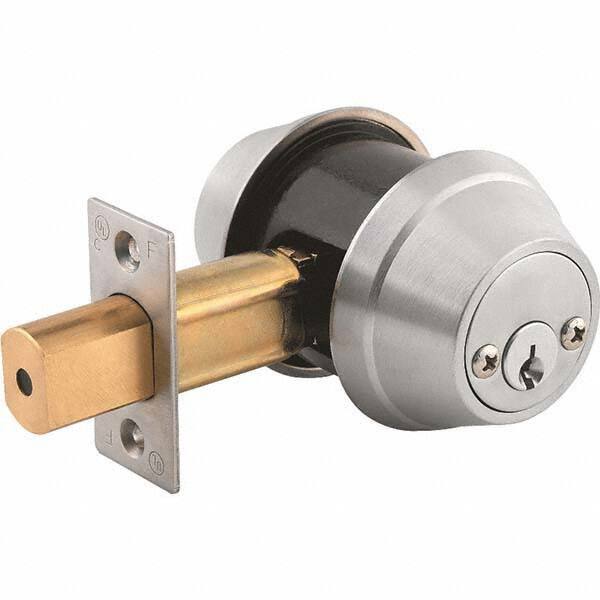 Stanley - 6 Pin Less Cylinder Double Cylinder Deadbolt - Americas Industrial Supply